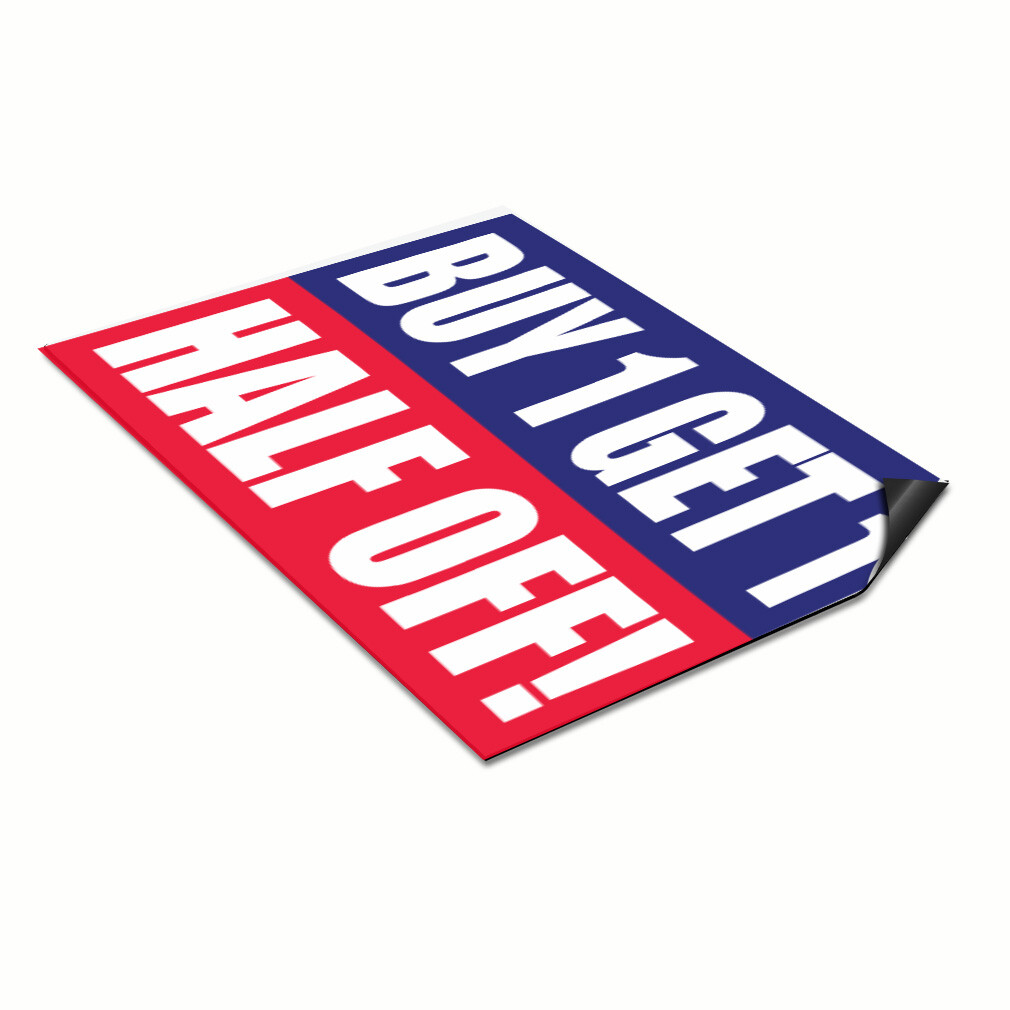 Car Magnet Set of 2 Buy 1 Get 1 Half Off! Promotion Business Industrial Sign