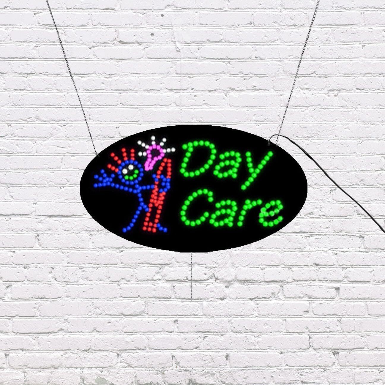 LED Day Care | Light-up Sign | 15″H x 27″W x 2″D