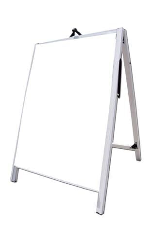 36″ PVC Double Sided A-Frame Sidewalk Sign – Dry Erase