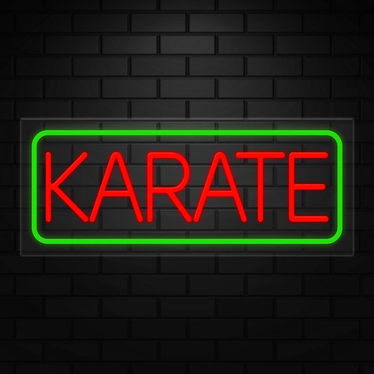 Karate Neon Sign for Retail Displays | LED Flex Neon | 30″W x 12″H x 1″D