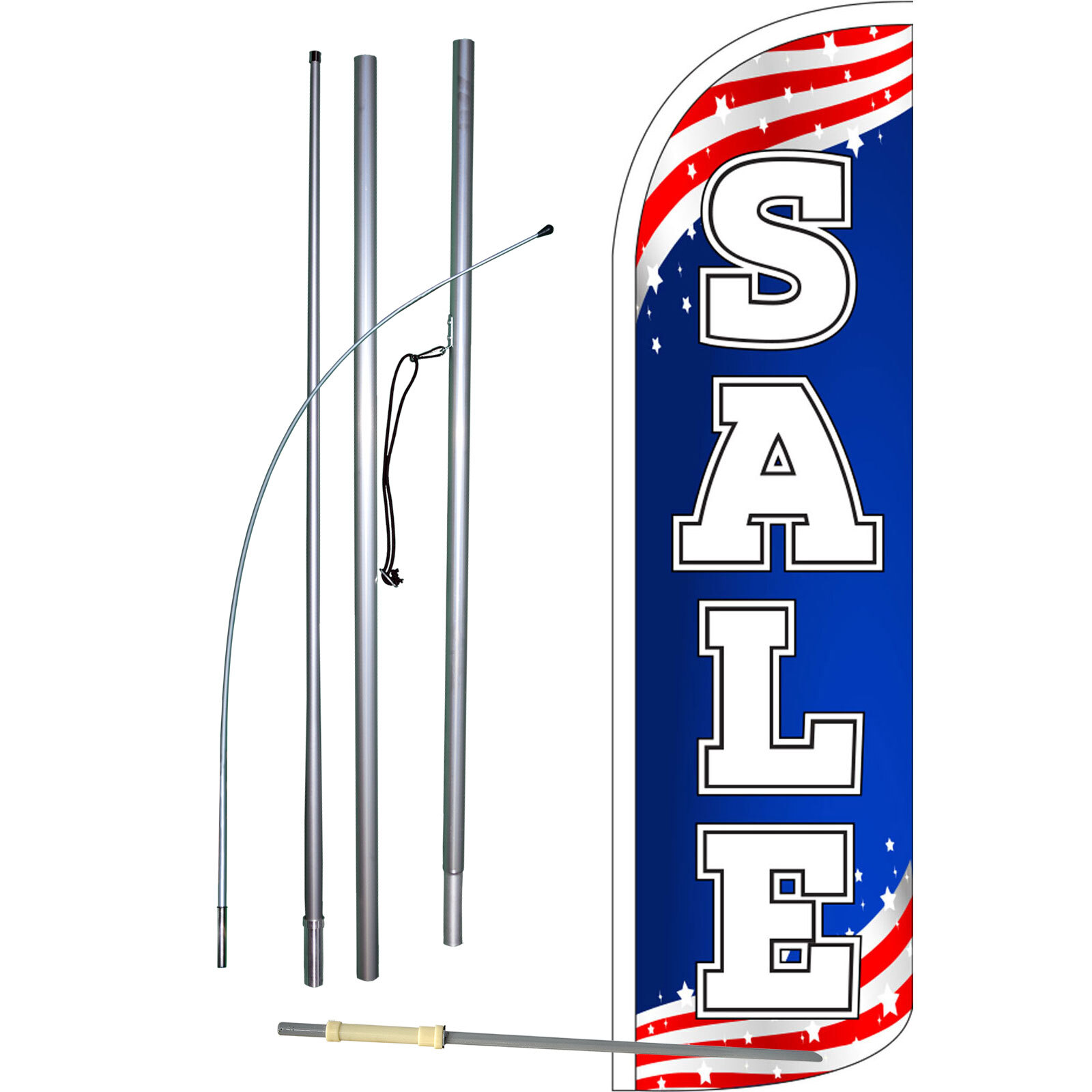 Sale Stars/Stripes Swooper Flag Kit