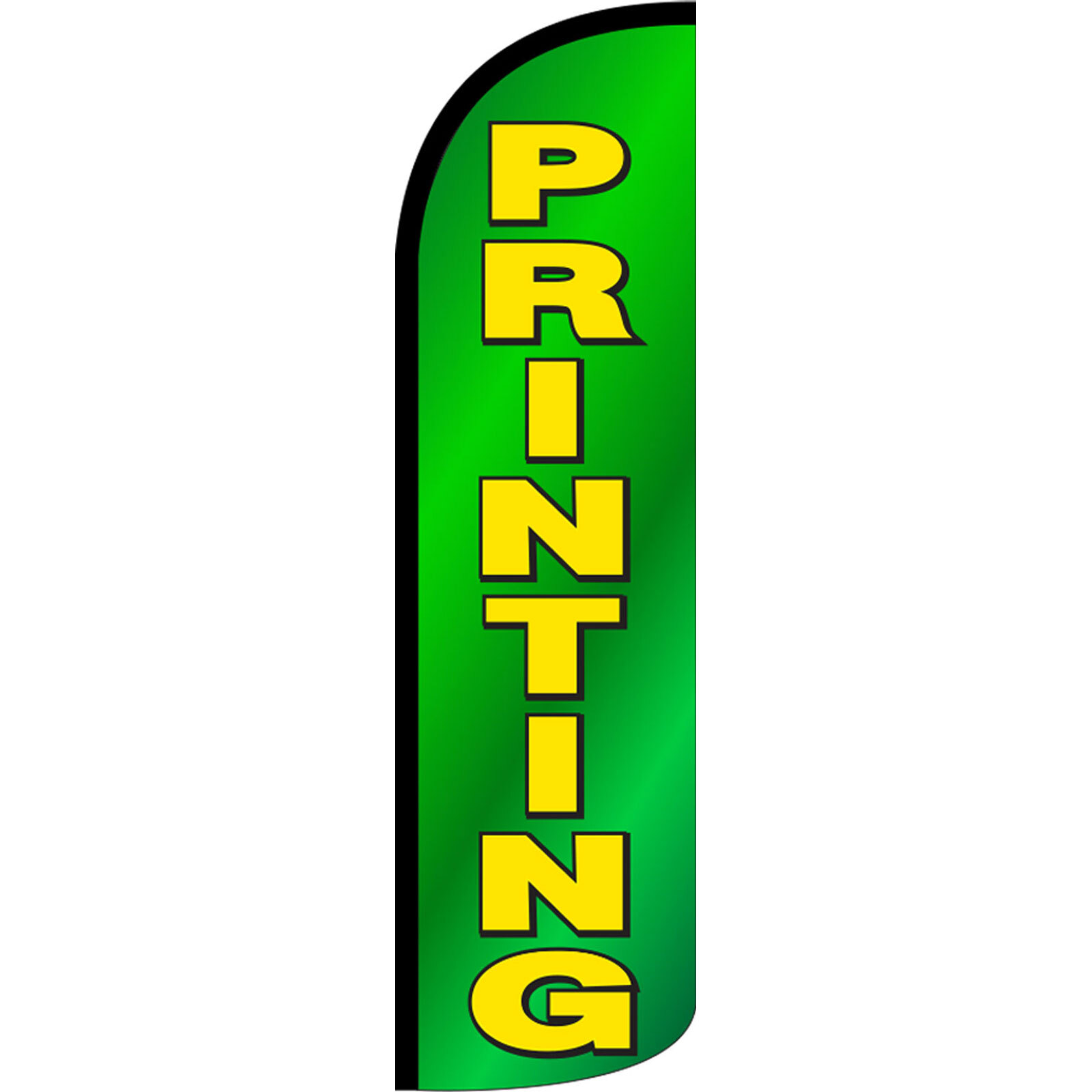 Printing 3 ft X 11 1/2 ft Windless Swooper Flag (Flag Only)
