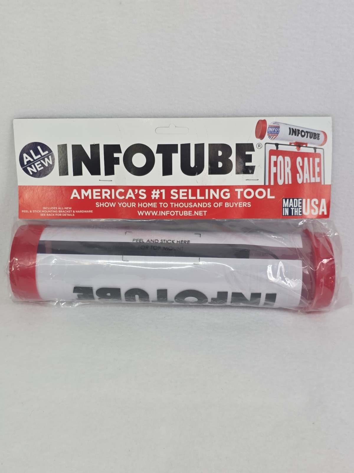 💥 Infotube Outdoor Brochure Plastic Flyer Holder Durable Real Estate or Rental