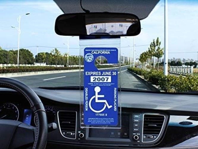 Handicap Parking Placard Holder, Ultra Transparent Disabled Permit Protective…