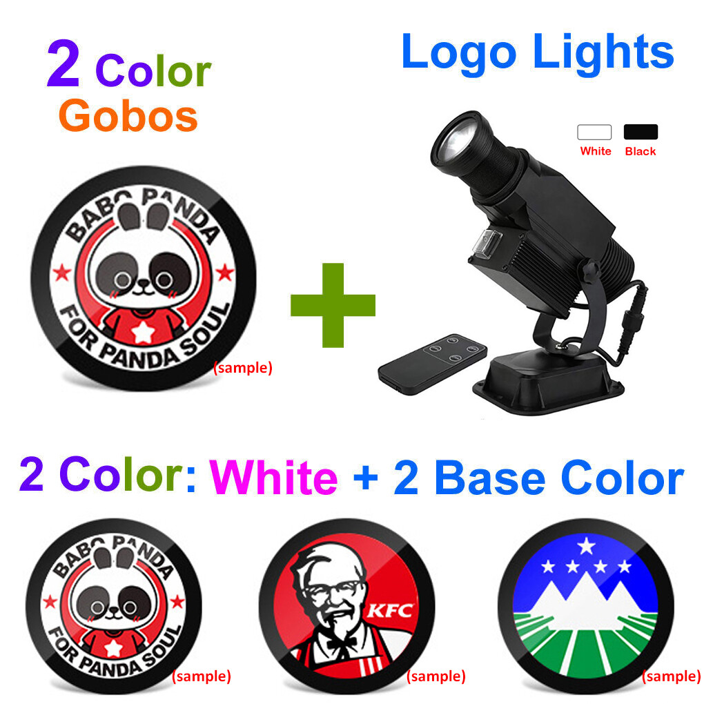 60W LED GOBO Projector IP65 Indoor Outdoor Custom Logo for Advertising AD Sign
