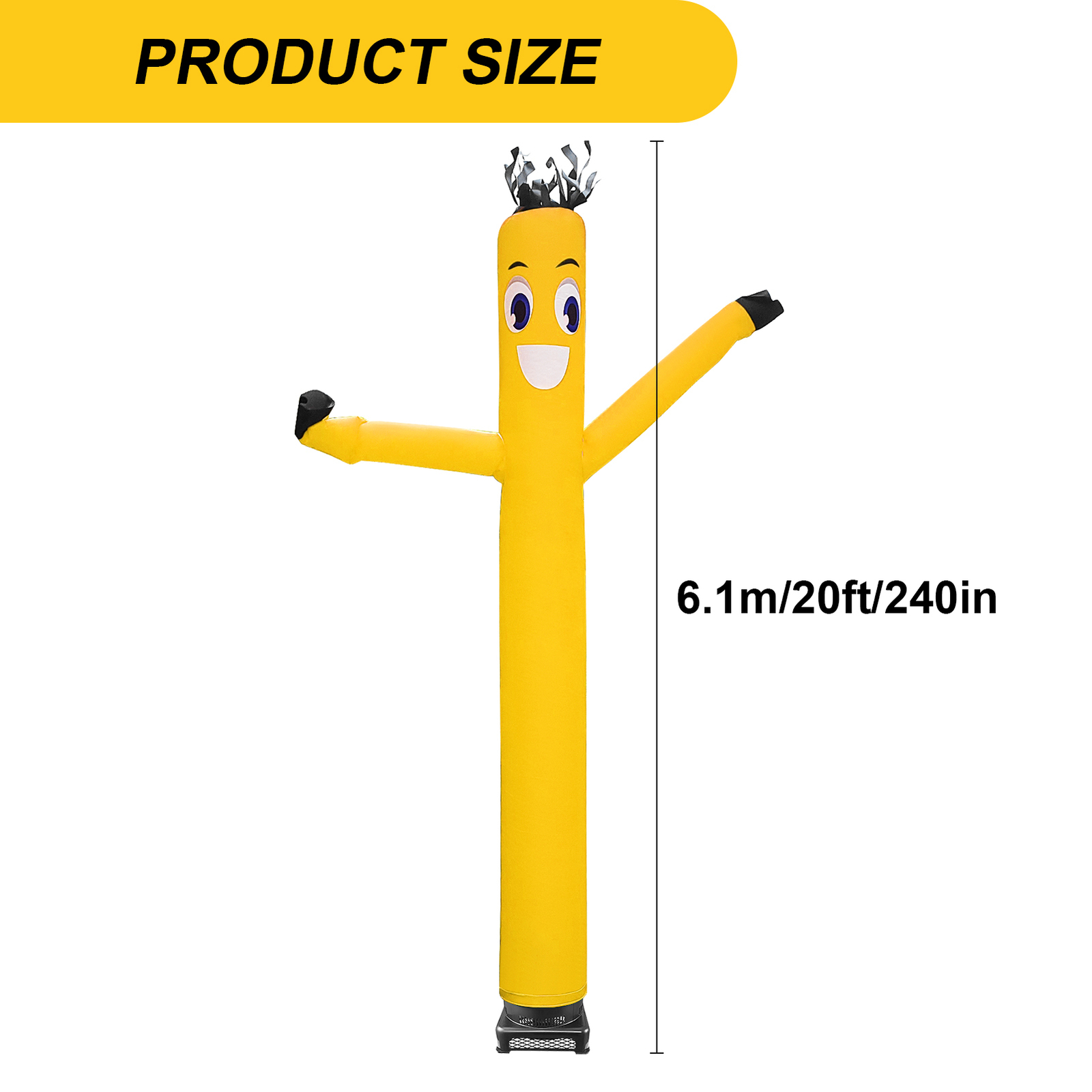 609cm Inflatable Waving Tube Man with Blower,Air Dancer Inflatable Waving Puppet