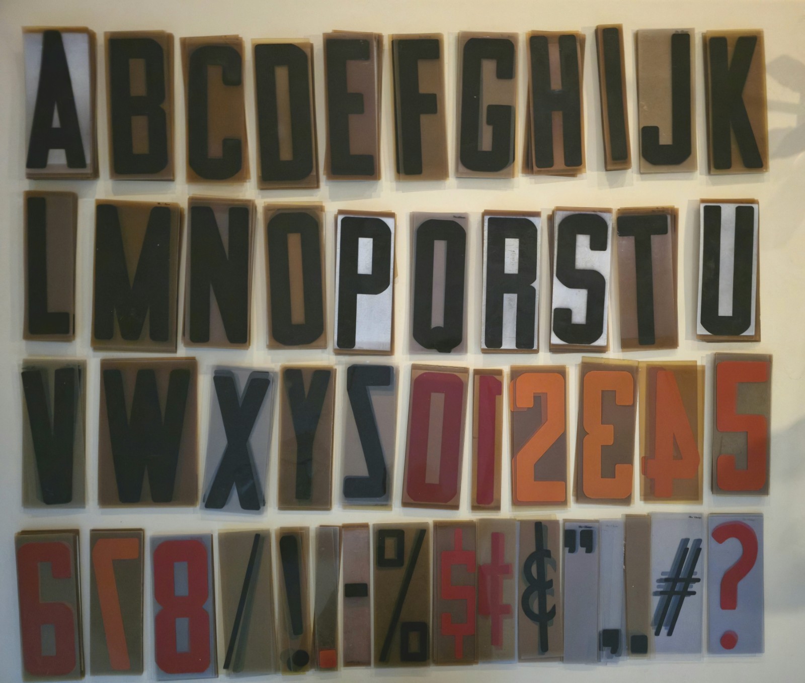 8″ On 8.75″ Marquee Sign Letters Numbers Symbols – 422 Pc. Flex Change Plastic