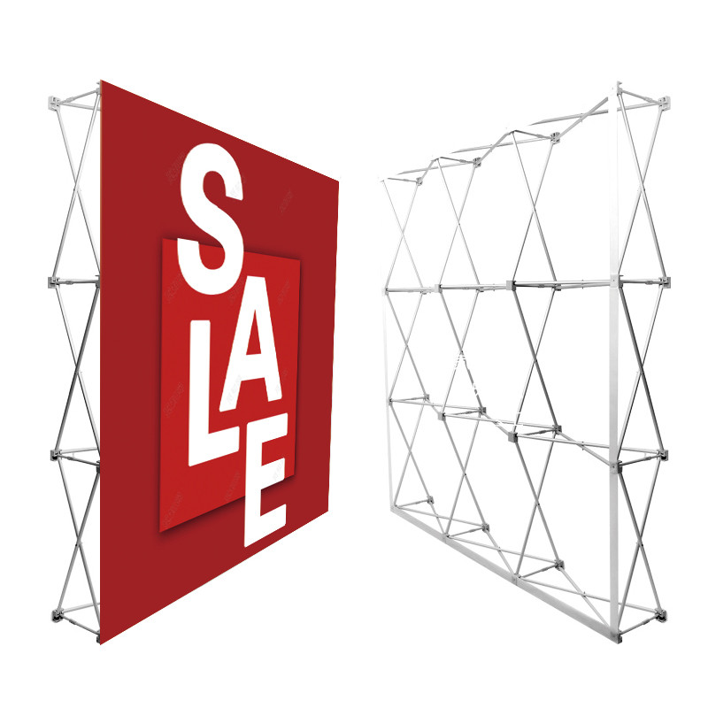 Tension Fabric Graphics for Backdrop Booth Frame Pop Up Display Stand
