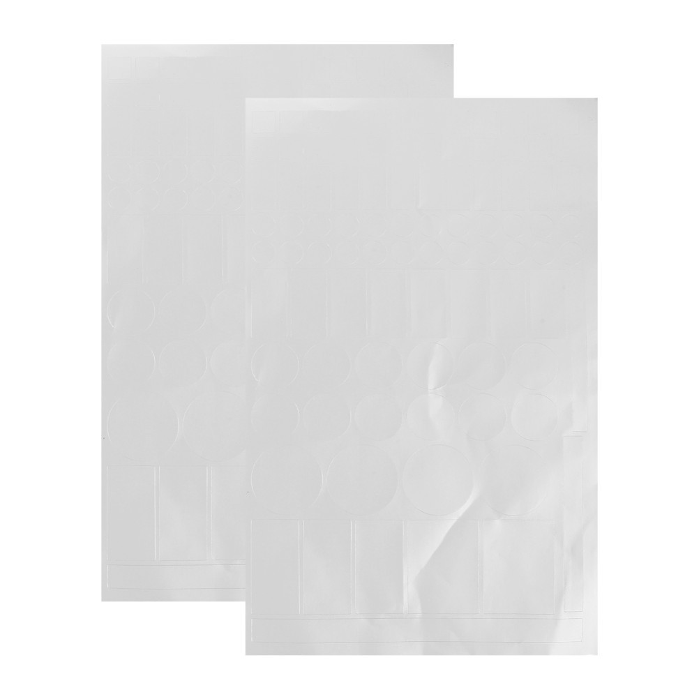 2 Sheets Self Adhesive PVC Light Shading Stickers for Power Indicator Lights