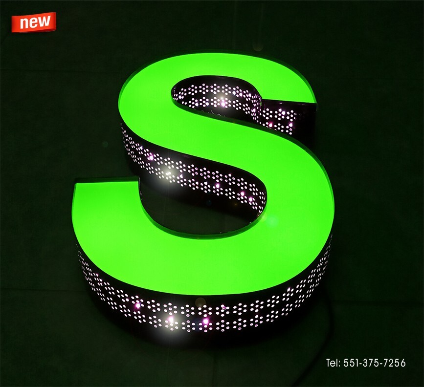 New Custom Made Led Channel Letter, Front-Lit and side-Lit 12 Inches