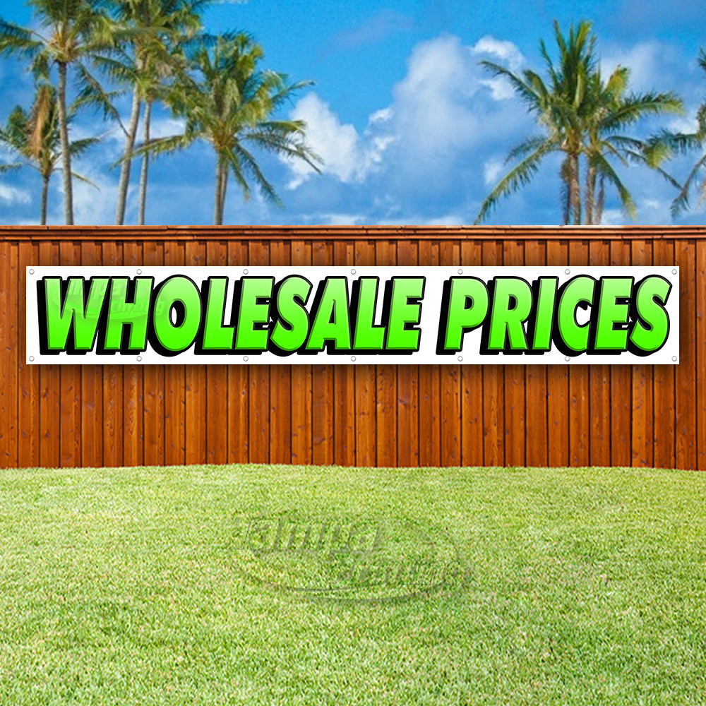 WHOLESALE PRICES Advertising Vinyl Banner Flag Sign LARGE HUGE XXL SIZES