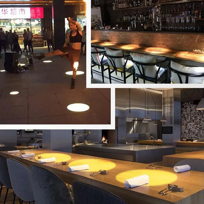 15W Custom Track Advertising Gobo Projector LED Logo Projection for Store Bar