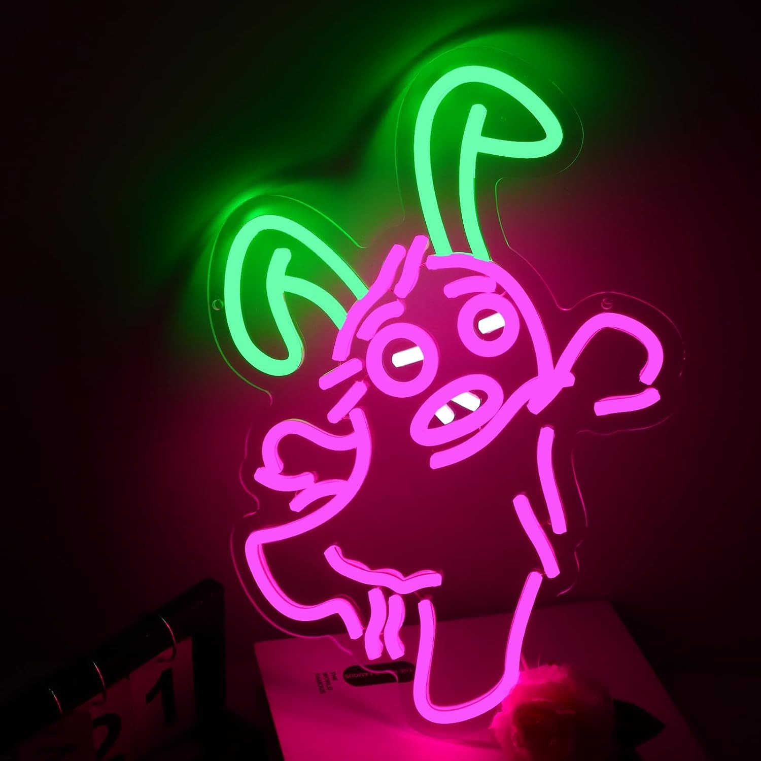 Colorful Arcade Geometry Cube Neon Sign | Smart Dimmer USB Powered No Strobing C