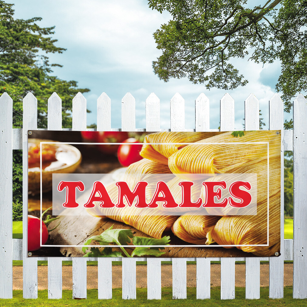Vinyl Banner Multiple Sizes Tamales Outdoor Advertising Printing C Outdoor