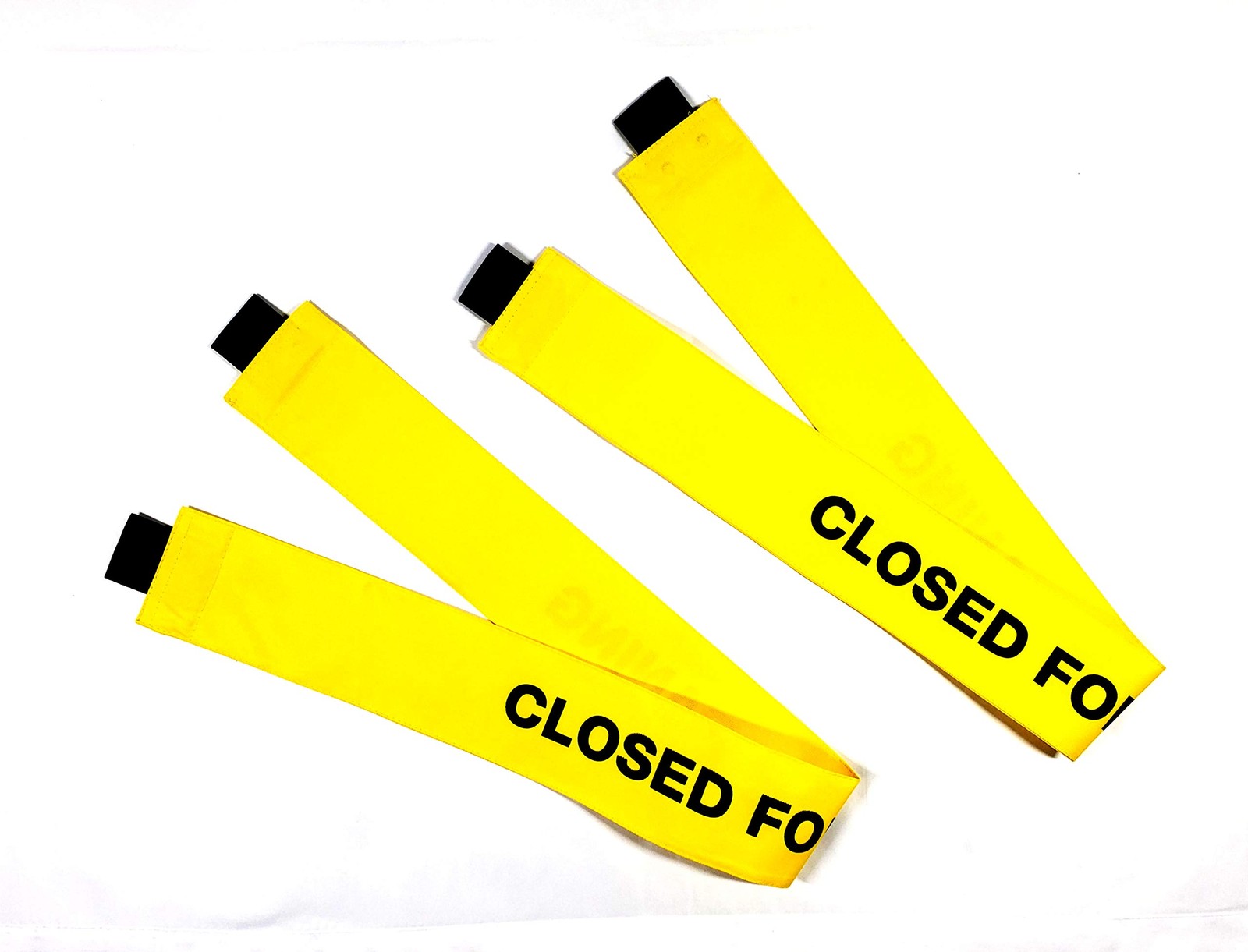 Restroom Closed for Cleaning Sign Magnetic Ends 2 Pack Bilingual 42″x3.5″