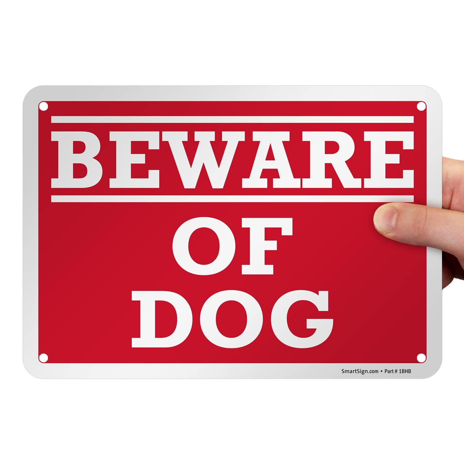 – K-2556-AL-10 “Beware of Dog” Sign | 7″ x 10″ Aluminum