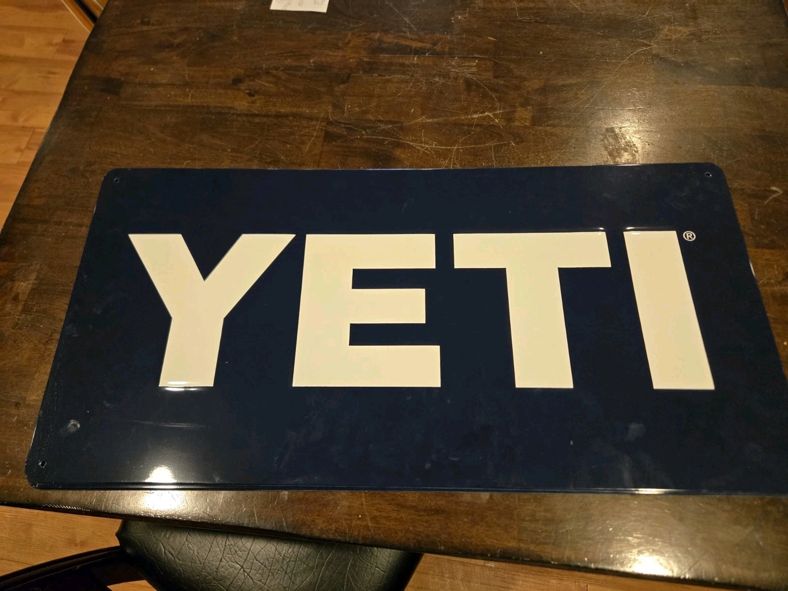 Yeti Coolers Metal Dealer Sign 30″ x 15″
