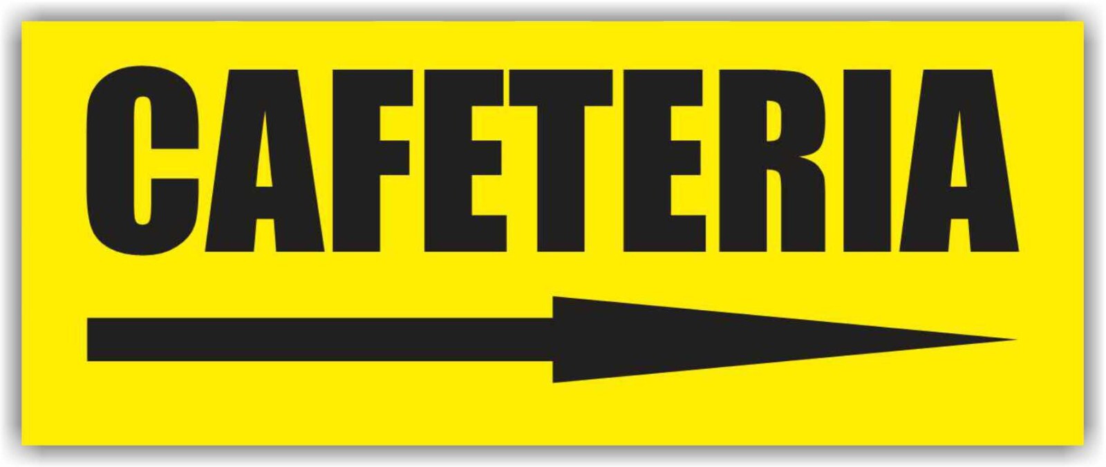 CAFETERIA Advertising Banner Vinyl Sign Cafe Fast Food Bar Buffet Restaurant