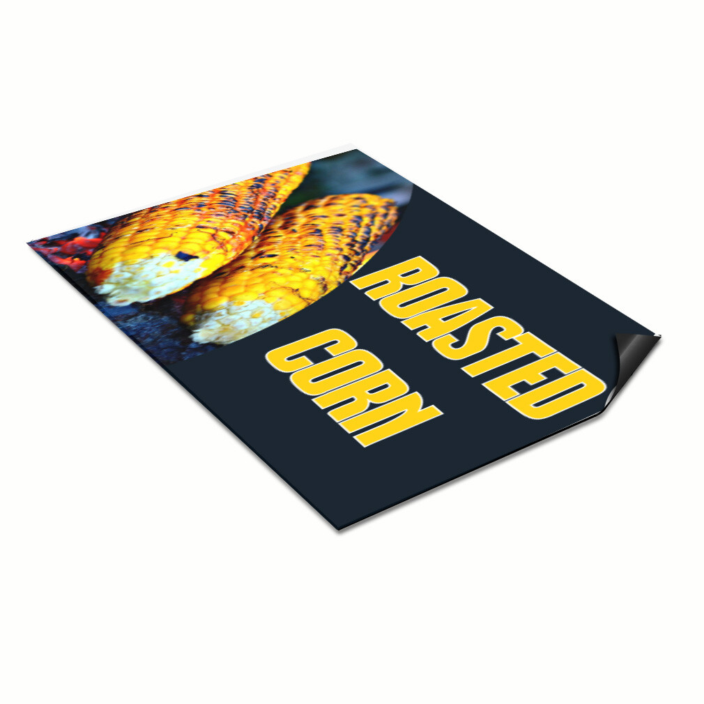 Car Magnet Set of 2 Roasted Corn Outdoor Advertising Printing A Industrial Sign