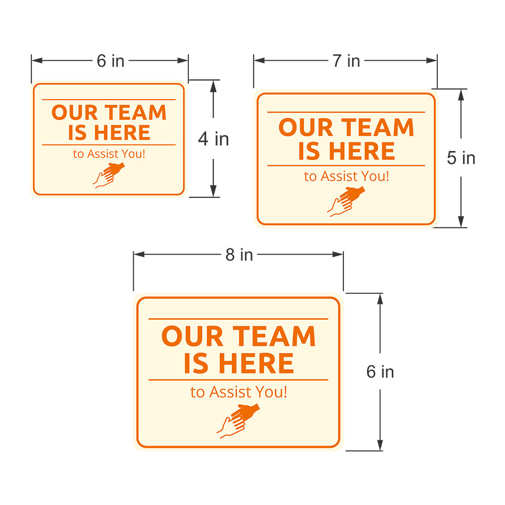 Classic Framed Plus Our Team is Here to Assist You! Door or Wall Sign