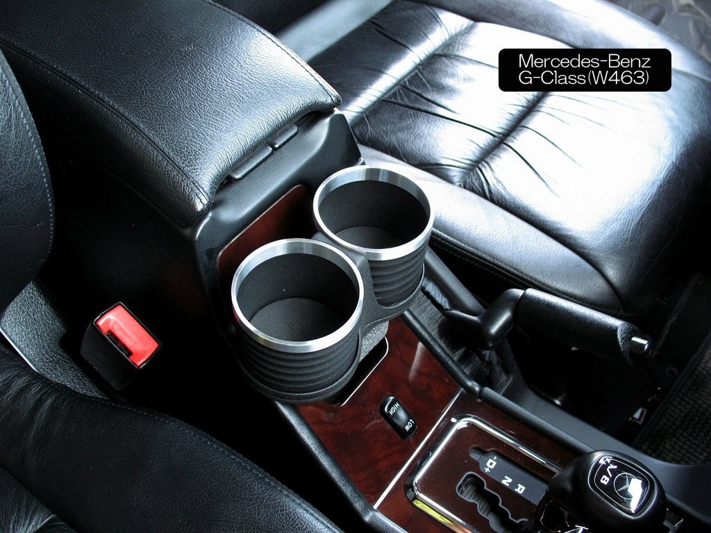 ALCABO Interior Multi-Pocket Series “Black/Ring Cup Holder (AL-M308BS)”