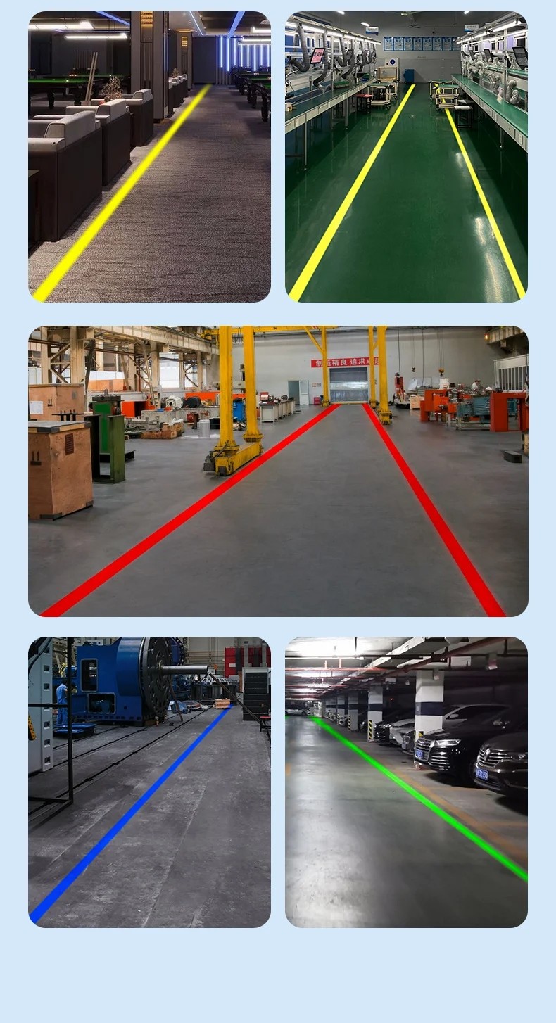 Premium 40W Yellow Line Light Laser Warning Porjector for Industrial Warehouse