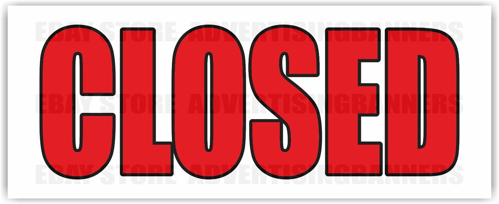CLOSED Advertising Banner Vinyl Mesh Sign Retail Store Open Welcome REMODELING