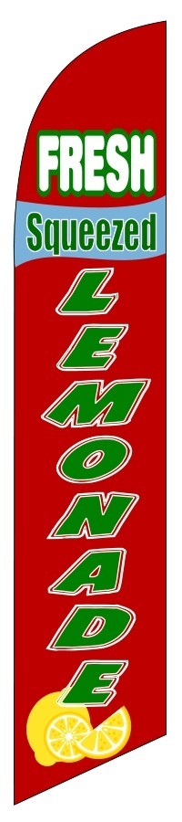 LEMONADE SWOOPER FEATHER FLAG BANNER SIGN 7326