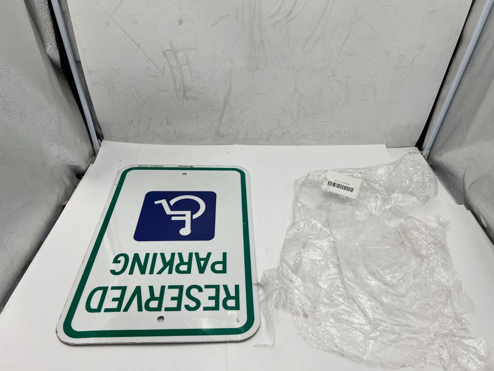Qty 2 SmartSign Reserved Parking PWD Handicap Signs B7X9 18″ x 12″ Metal