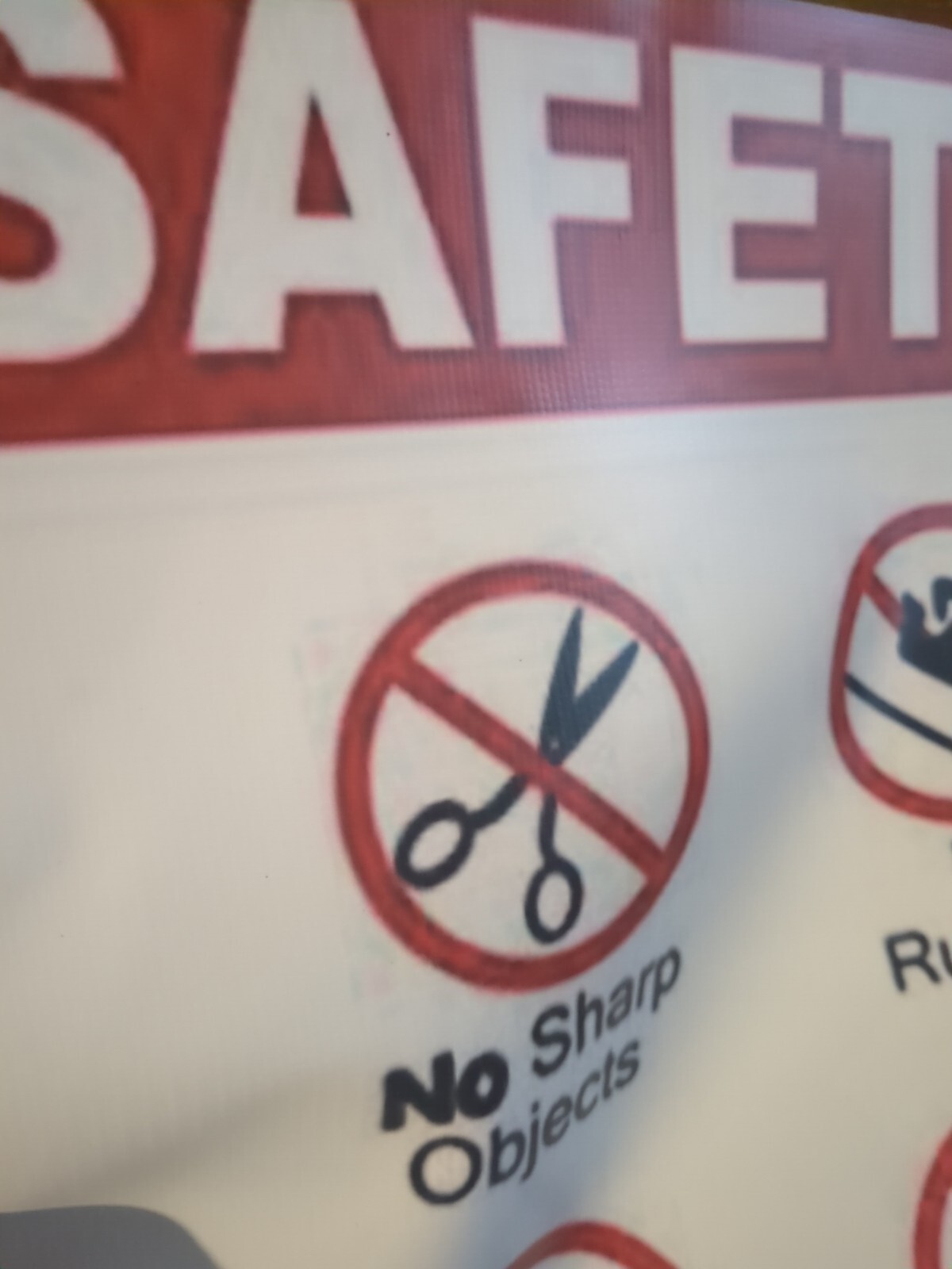 Vinyl Sign inflatables bounce house Safety Rules patch 17.5″x15.5 Factory 2nds