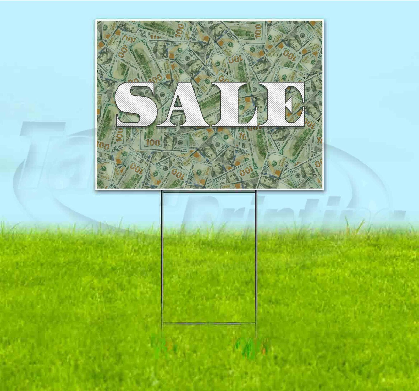 SALE 18×24 Yard Sign WITH STAKE Corrugated Bandit USA BUSINESS DEALS