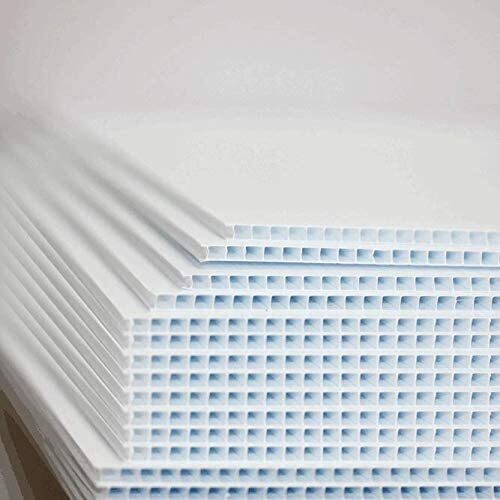 BOX OF 100 WHITE 18″ x 24″ BLANK CORRUGATED YARD SIGNS *LOWEST PRICE*