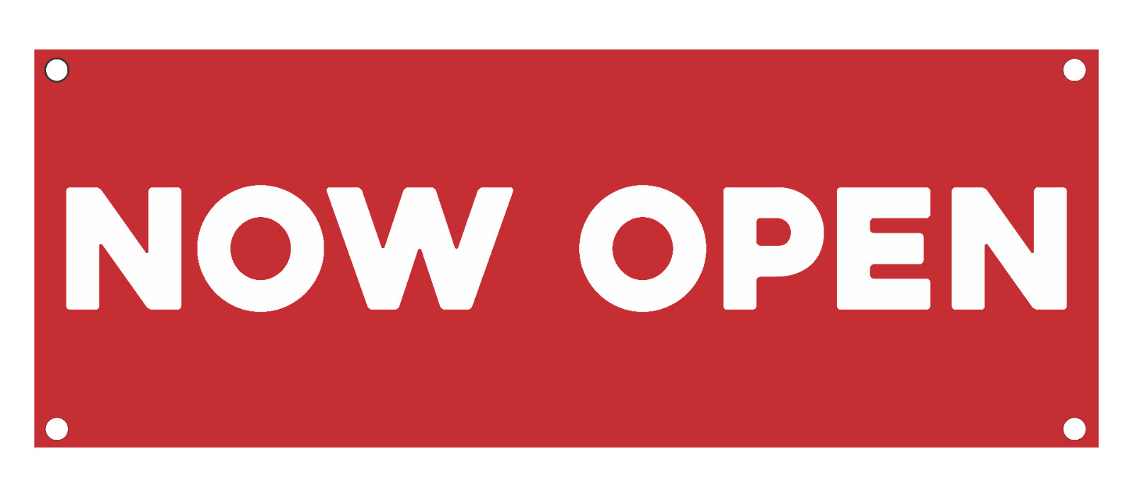 NOW OPEN Banner Flag for Commercial Business Retail Restaurant Outdoor Banners
