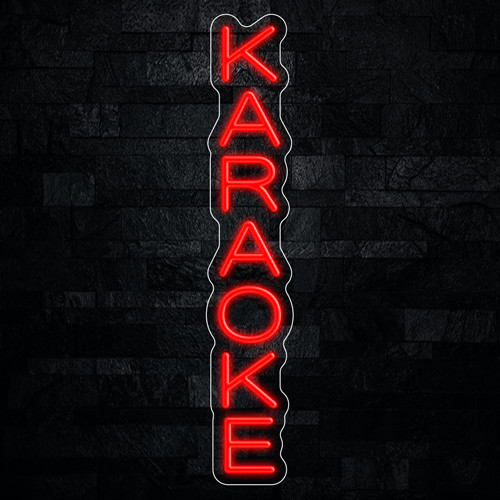 Karaoke LED Neon Sign 5″L x 27″H #32428