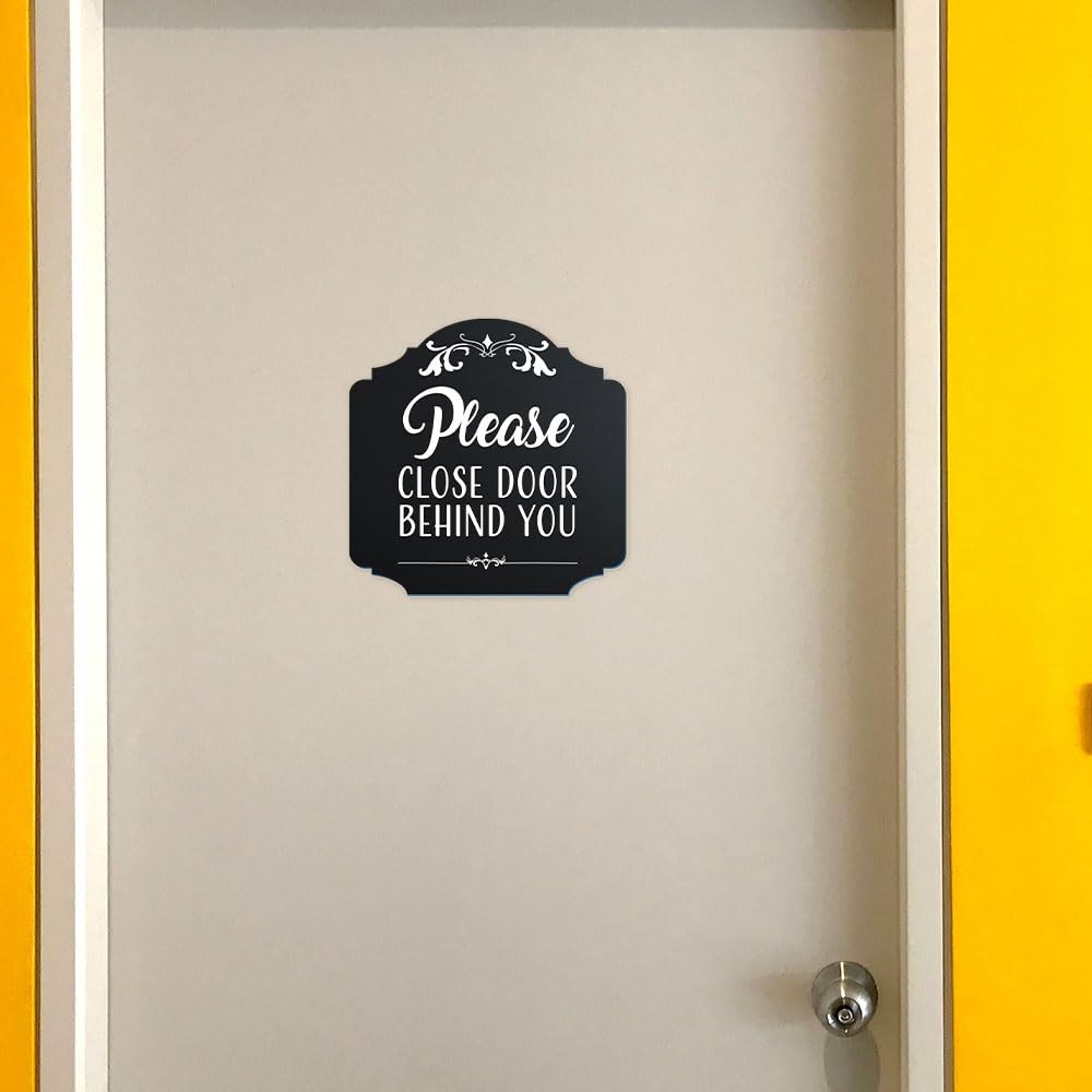 Heritage Plus Please Close Door Behind You Wall Door Sign Office Decor Small