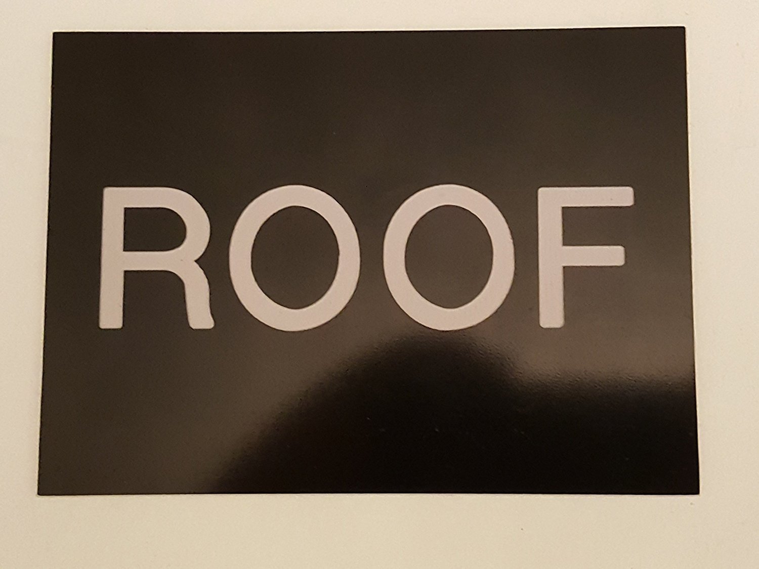Floor number Roof sign Engraved Plastic-REF24-1027