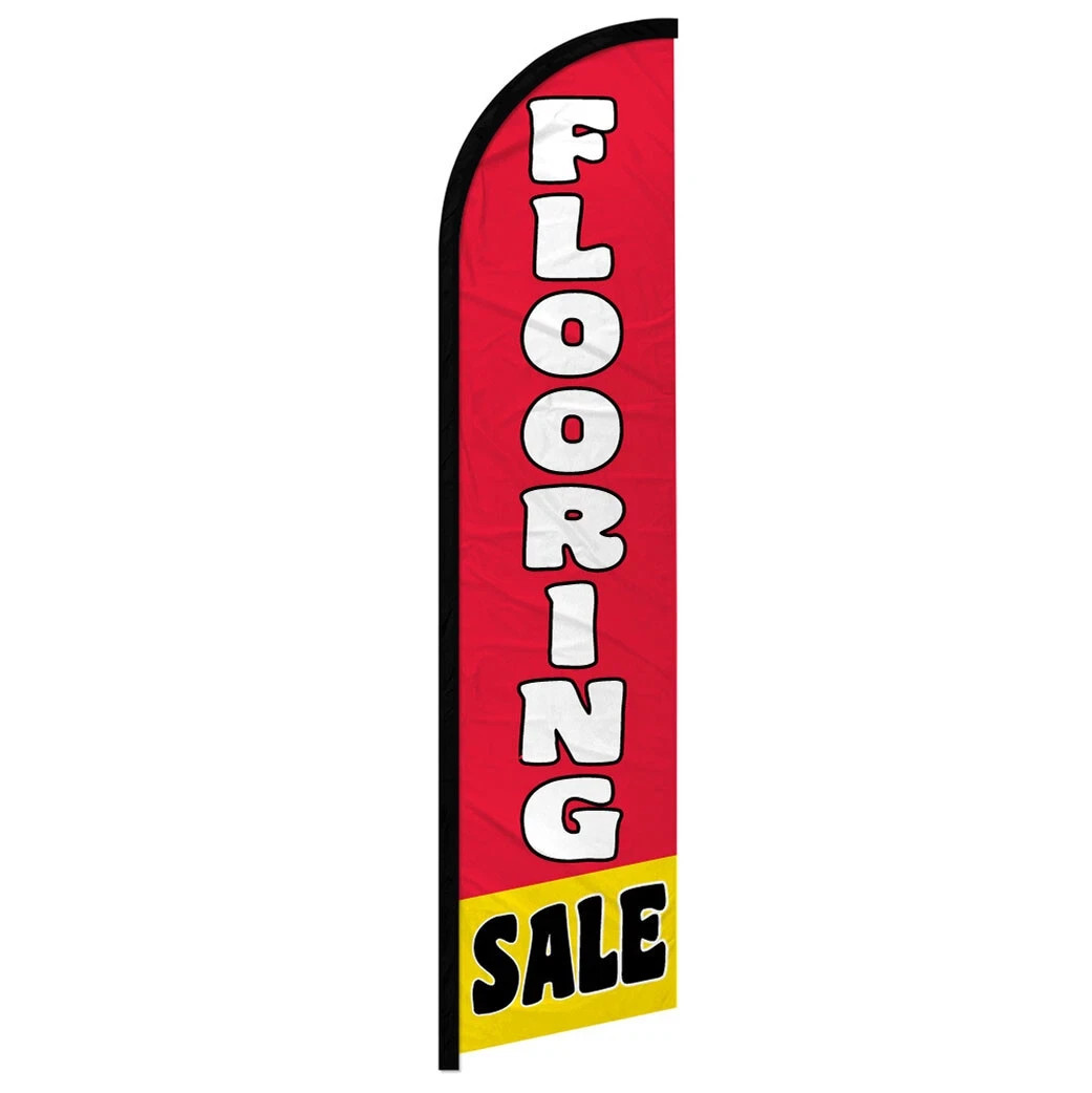 Flooring Carpet Sale Variations Windless Full Sleeve Advertising Banner Flags